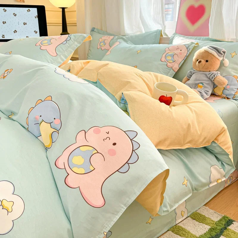 Housse De Couette Dinosaures Mignons