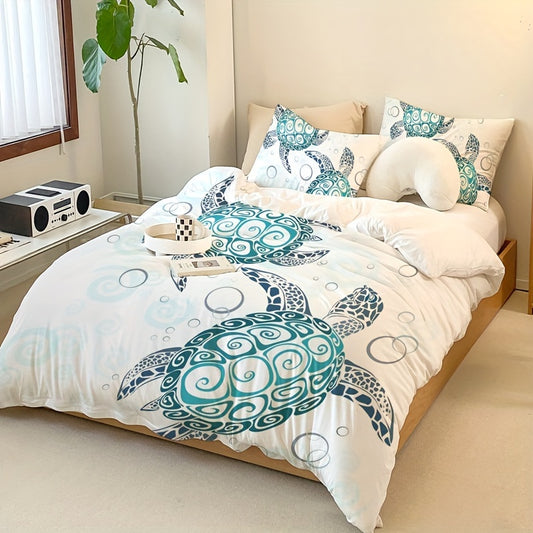 Housse De Couette sur la mer à motif Tortues Marines