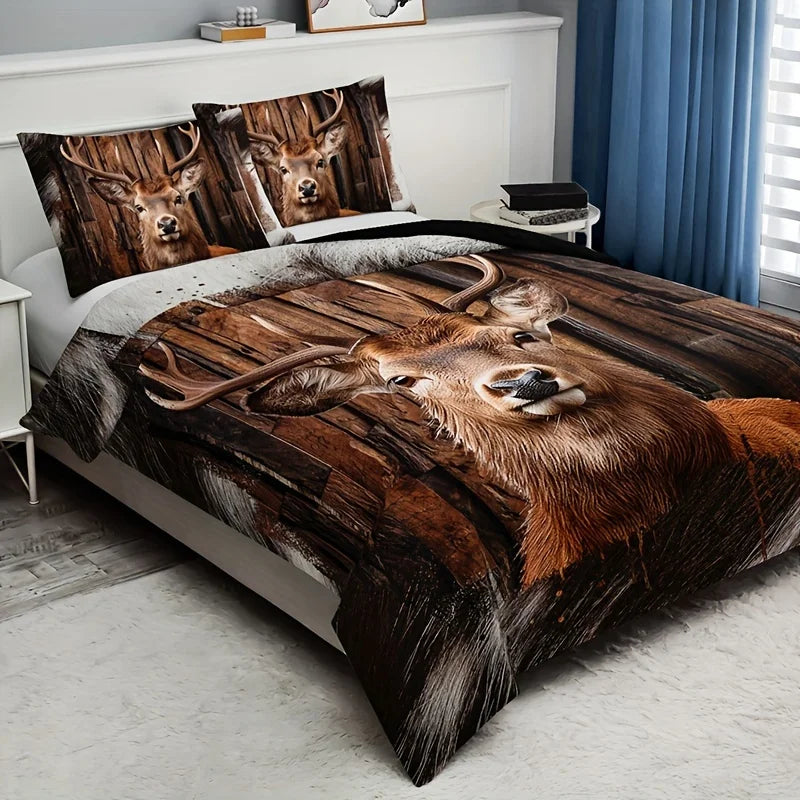 Housse de Couette Cerf Majestueux côté