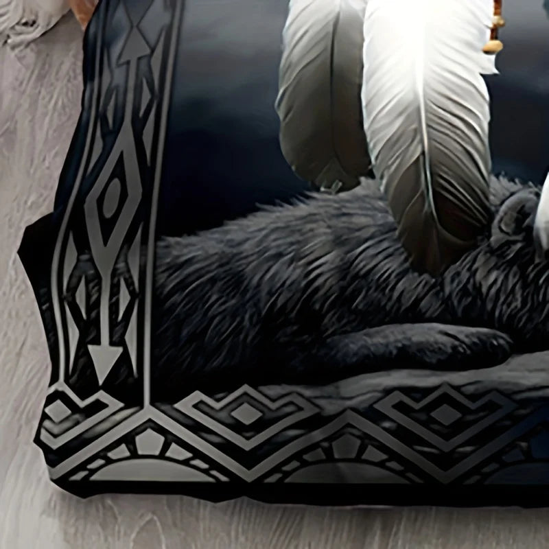 housse loup Chamanique gros plan sur les angles