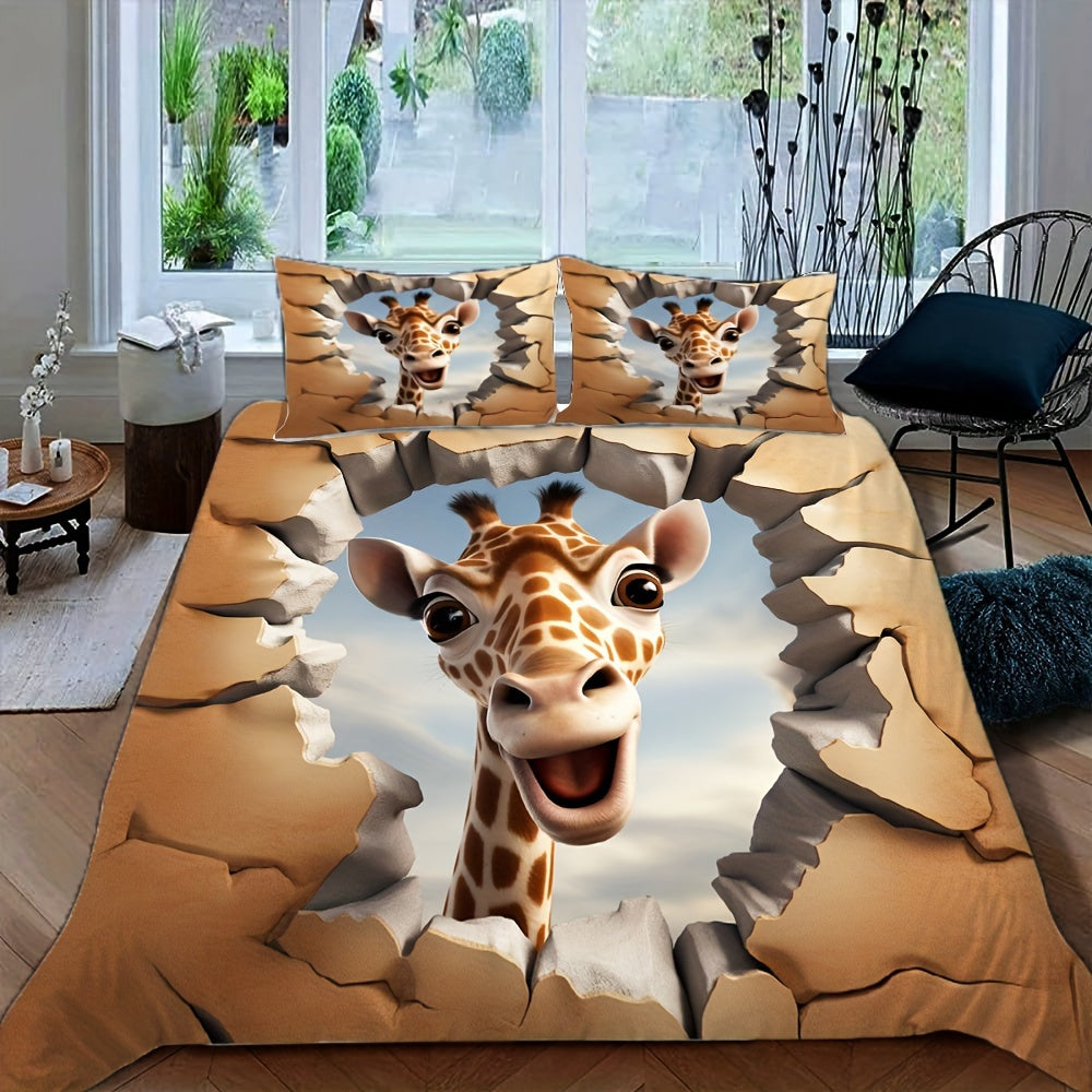 parure girafe joyeuse et amicale pour enfant