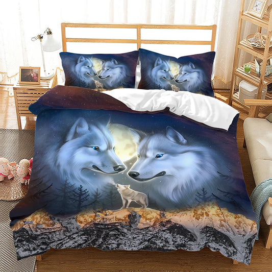Housse de Couette Sauvages Loups