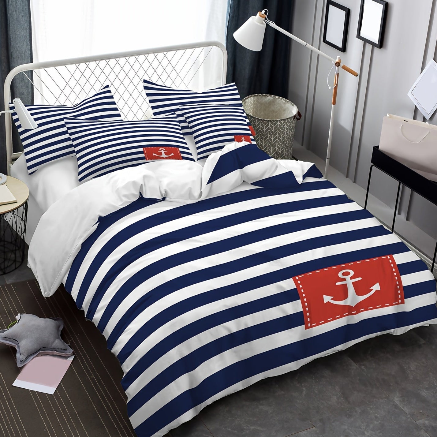 housse de couette Marinière Rayée